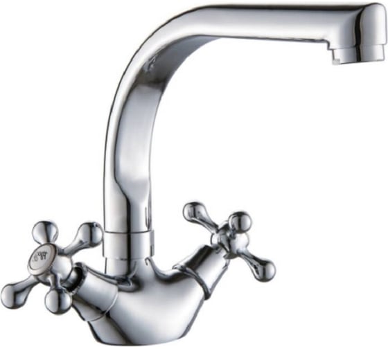 Изображение товара Смеситель для кухни (мойки) INGROSSO высокий излив, шпилька 444-65 УТ-00041688