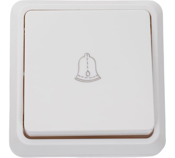 Изображение товара Выключатель GENERICA ОКТАВА 1кл кноп. 10А белый EVO13-K01-10-DC