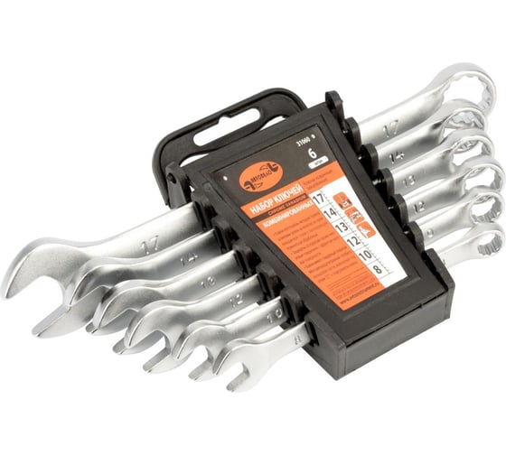 Изображение товара Набор комбинированных ключей 6шт холдер АвтоDело 31060 12966