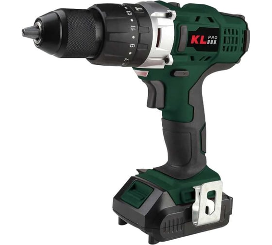 Изображение товара Ударная дрель-шуруповерт KLPRO 18 В/2.0 Ач 11981 KLDM18-20
