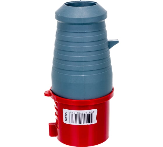 Изображение товара Электрическая кабельная вилка IEK 32А 3P+E 380В IP44 024 ИЭК PSR02-032-4