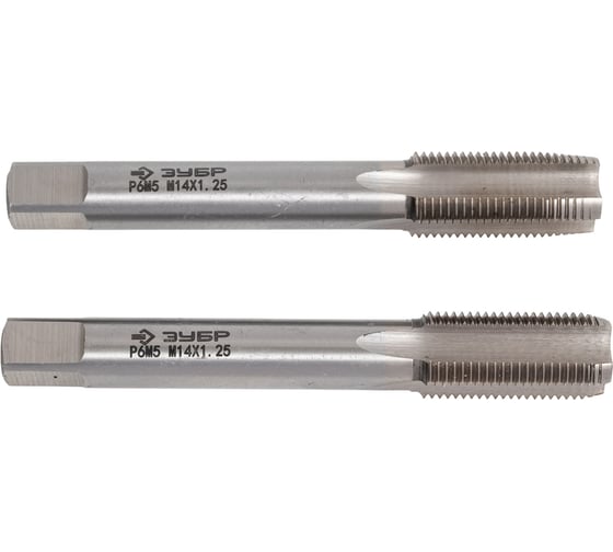 Изображение товара Метчики для нарезания метрической резьбы М14 x 1,25, 2шт Зубр ПРОФЕССИОНАЛ 4-28007-14-1.25-H2_z01