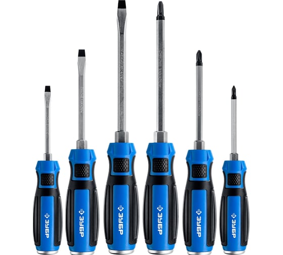 Изображение товара Набор ударных отверток Зубр ПРОФЕССИОНАЛ УДАРНИК 25026