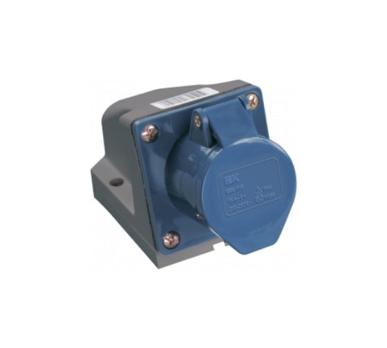 Изображение товара Розетка наружной установки IEK 32А 2P+Е 220В IP44 123 ИЭК PSR11-032-3