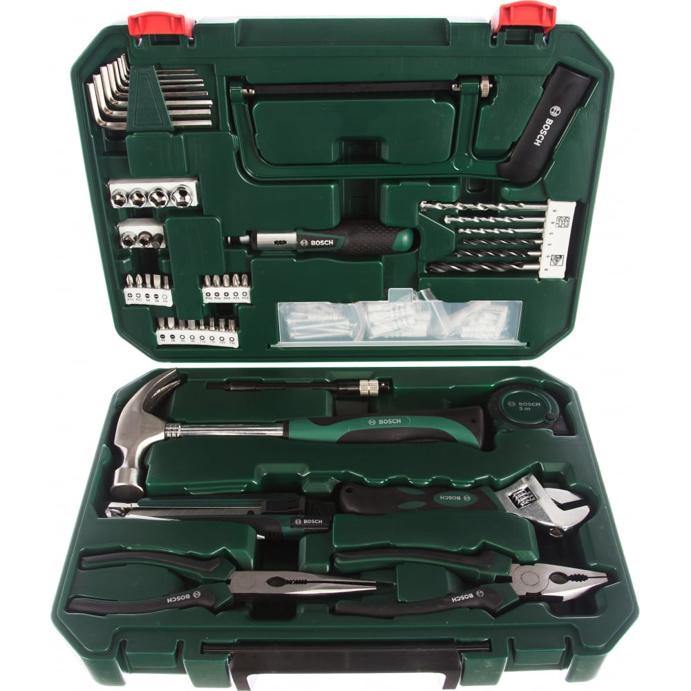 Набор ручного инструмента Bosch молоток отбойный sds max bosch professional gsh 501 1100 вт 7 5 дж