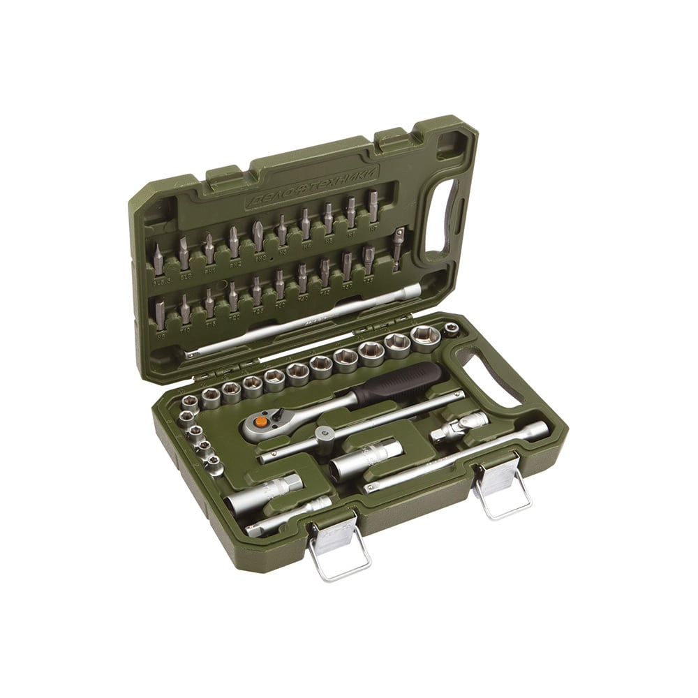 Изображение товара Набор головок и принадлежностей 3/8 45 предметов Дело Техники