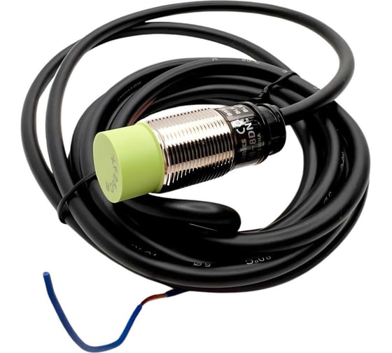 Изображение товара Индуктивный датчик приближения Autonics PR18-8DN, NPN НО, 3-пр., 2м, 12-24В, артикул A1600004052R