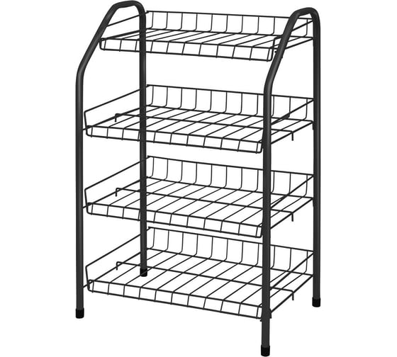 Изображение товара Этажерка Nika ЭТ2 ЭТ2/Ч черный