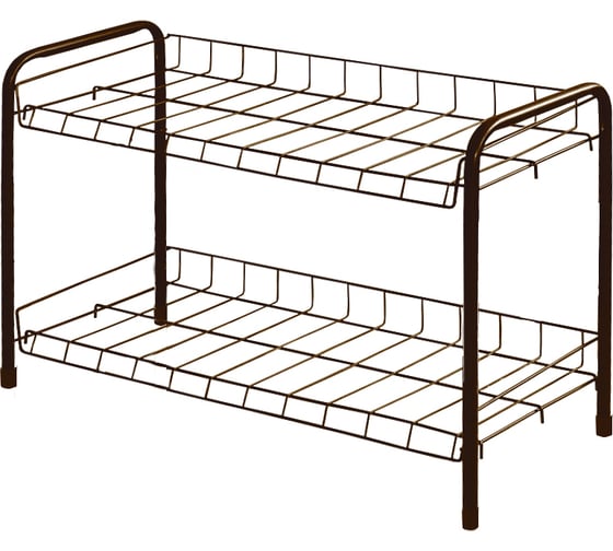 Изображение товара Этажерка для обуви Nika 3, 2 полки, медная ЭТ3/А