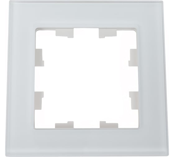 Изображение товара 1-ая рамка Systeme Electric Atlasdesign nature натуральное стекло белый ATN360101