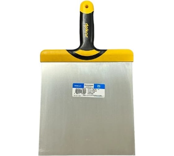 Изображение товара Шпатлевочная лопатка DEKOR HASSAN 200x200 пластиковая ручка нержавеющая сталь DEKOR 505