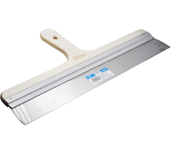 Изображение товара Шпатель DEKOR HASSAN фасадный нерж. ст., 500, деревянная ручка DEKOR 149
