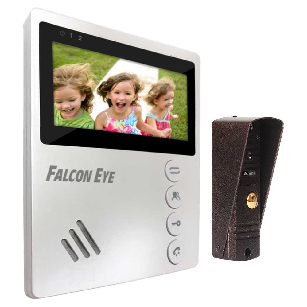 Комплект домофона Falcon Eye комплект панелей мдф вайнскот 5 эмаль белый 920x153 мм 1 3 м²