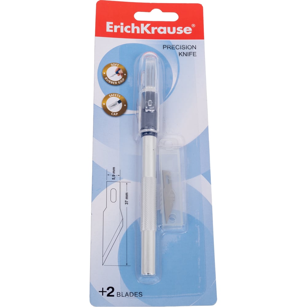Изображение товара Канцелярский нож-скальпель ErichKrause Ferro, металлический 16953