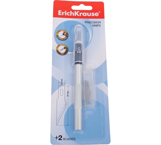 Изображение товара Канцелярский нож-скальпель ErichKrause Ferro, металлический 16953