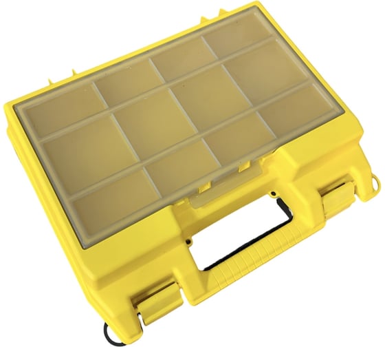 Изображение товара Ящик д/дрели и УШМ JETTOOLS 400x335x145мм с морозостойкими замками, органайзером и подложкой 16" JT17005