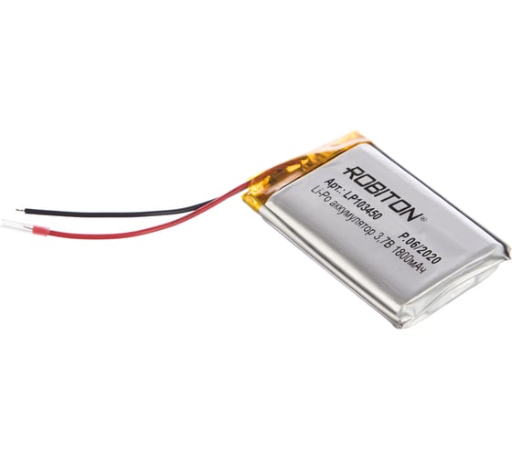 Изображение товара Аккумулятор ROBITON LP103450 3.7В 1800mAh PK1 14065
