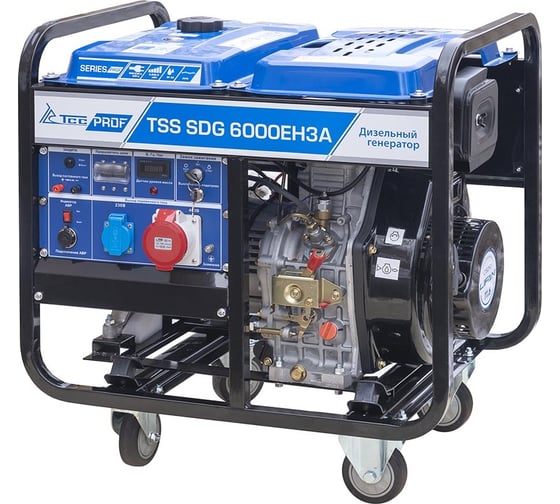 Изображение товара Дизельный генератор ТСС SDG 6000EH3A 077016