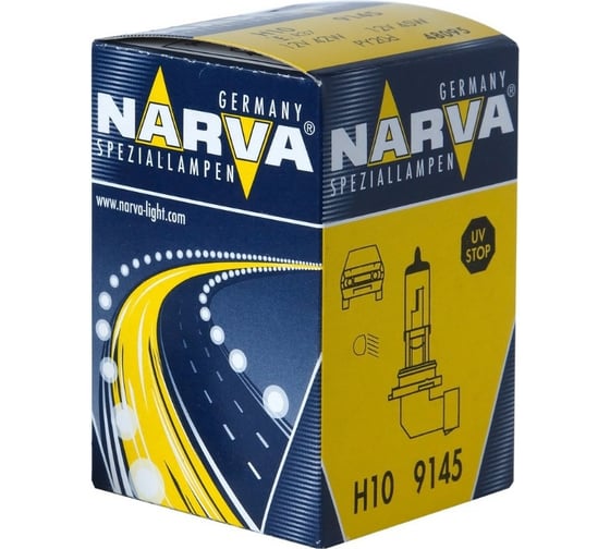 Изображение товара Автолампа NARVA H10 9145 45 PY20d 45A 12V 1 10 100 480953000