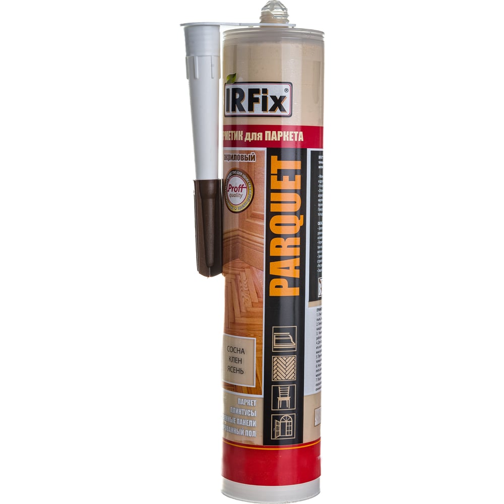 Акриловый герметик для паркета IRFIX терморасширяющийся огнезащитный герметик irfix