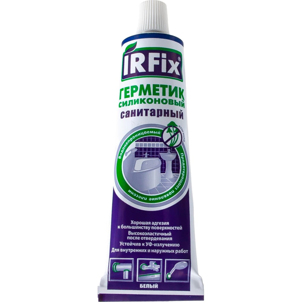 Санитарный силиконовый герметик IRFIX клей герметик для кухни и ванной dap