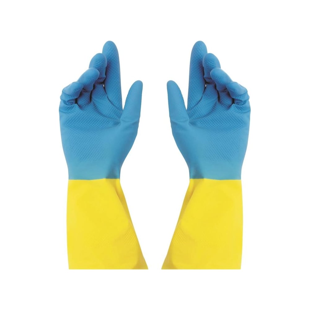 Хозяйственные перчатки ООО Комус перчатки хозяйственные силиконовые доляна 100 г 28×14 см бирюзовый