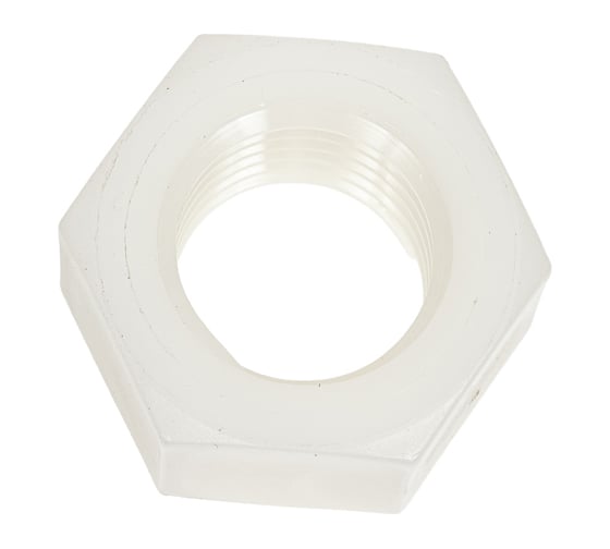 Изображение товара Шестигранная гайка DINFIX М 20 полиамидная, пластиковая, DIN 555, 1 шт. 00-0004015