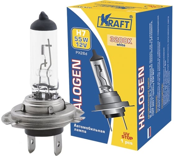 Изображение товара Автолампа KRAFT H7 12v 55w PX26d KT 700014