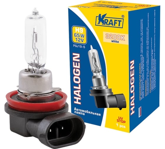 Изображение товара Автолампа KRAFT H9 12v 65w PGJ19-5 KT 700019