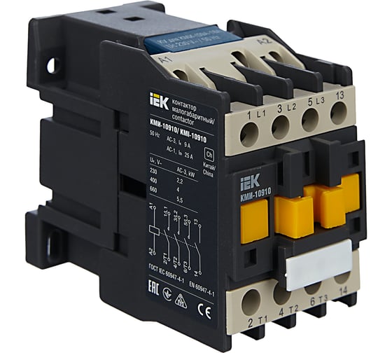 Изображение товара Контактор IEK КМИ-10910 9А 230В ИЭК KKM11-009-230-10