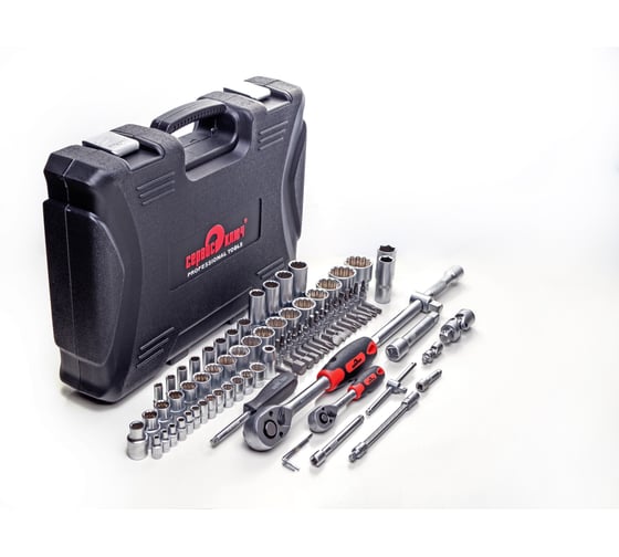 Изображение товара Набор инструмента СЕРВИС КЛЮЧ 94 предмета, 12 граней 12094