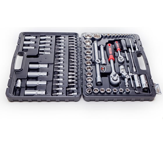 Изображение товара Набор инструмента СЕРВИС КЛЮЧ 94 предмета, 6 граней 11094