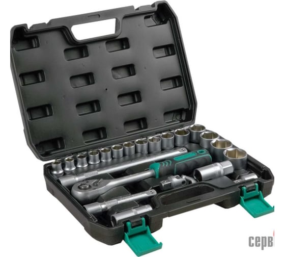 Изображение товара Набор инструментов СЕРВИС КЛЮЧ 22 предмета 11022