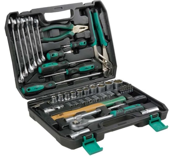 Изображение товара Набор инструментов СЕРВИС КЛЮЧ 56 предметов 11056