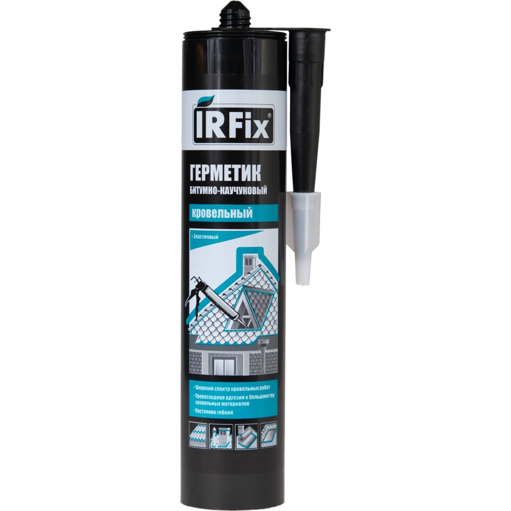 Кровельный битумно-каучуковый герметик IRFIX терморасширяющийся огнезащитный герметик irfix