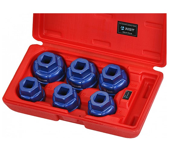 Изображение товара Набор съемников масляных фильтров "чашек" 24-38мм 6 предметов AIST 67250305 00-00018926