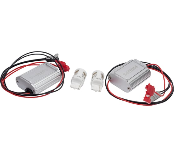 Изображение товара Автолампа с блокиратором ошибок PHILIPS WY21W LED AMBER CANbus 2шт+2шт 12V 11065ULAX2