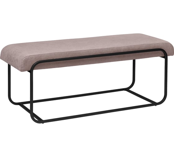 Изображение товара Банкетка GreenWeen SIENA черный каркас, сидение микрошенилл цвет CLAY, 1080x420x440 GW-SIENA-CLAY-108B