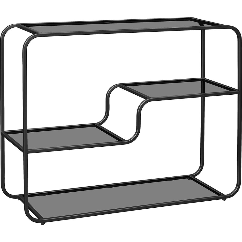 Изображение товара Консоль GreenWeen SIENA черный каркас и стеклянная столешница