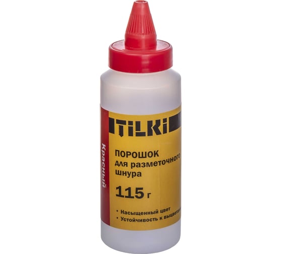 Изображение товара Разметочный порошок TILKI 82 400 tem-pr01-red (красный, 115 г) 82400