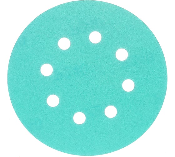 Изображение товара Диск шлифовальный KM10 (10 шт; 125 мм; P240; 8 отверстий; Velcro) БАЗ 960000141939