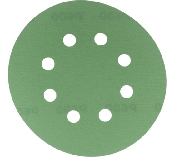 Изображение товара Диск шлифовальный KM10 (10 шт; 125 мм; P600; 8 отверстий; Velcro) БАЗ 960000141944