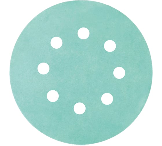 Изображение товара Диск шлифовальный KM10 (10 шт; 125 мм; P800; 8 отверстий; Velcro) БАЗ 960000141945