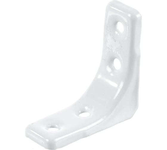 Изображение товара Усиленный кронштейн TECH-TOP белый 50 х 50 мм 80 шт 54316