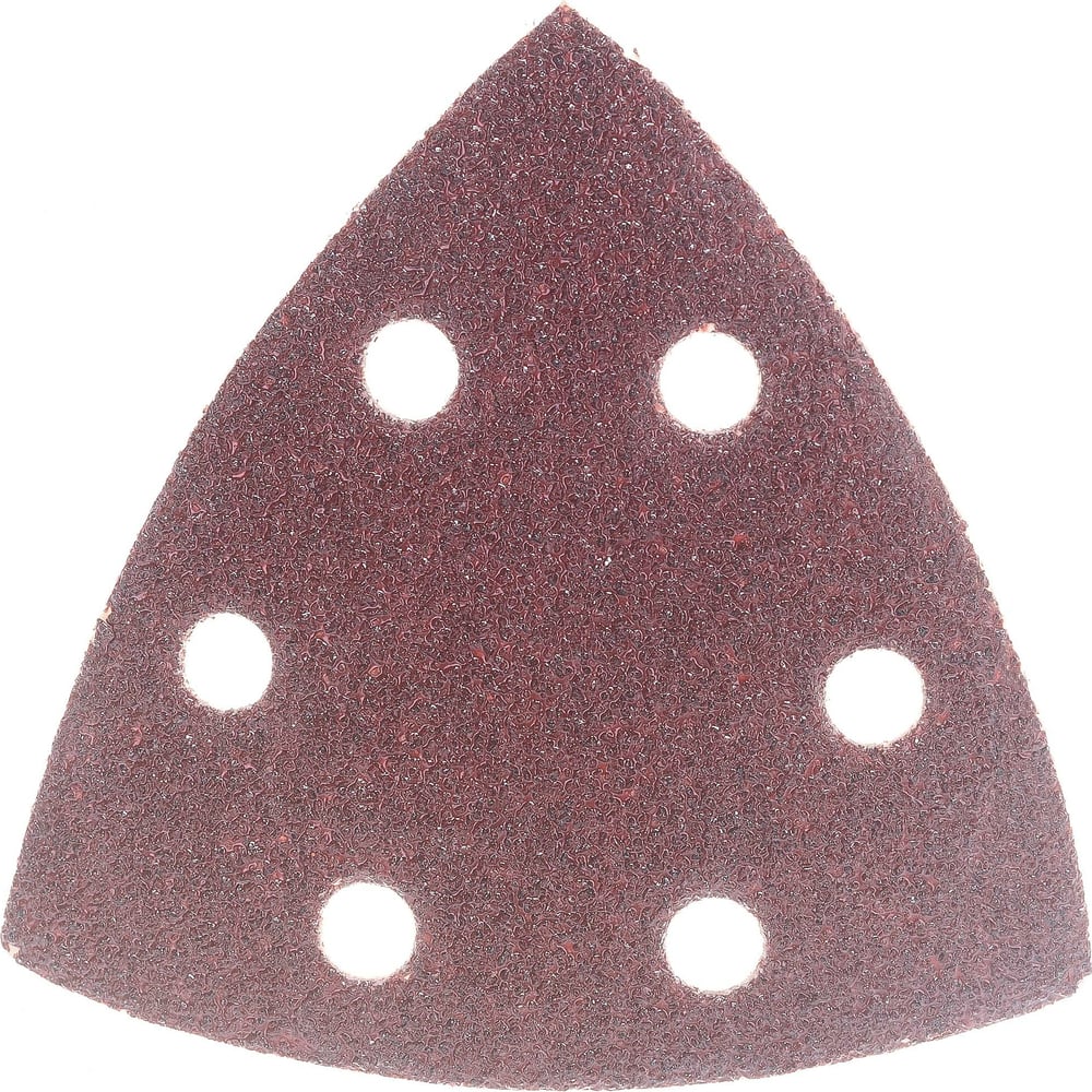 Изображение товара Шлифовальный круг Треугольник КР10Е 93мм Р40 6 отверстий 50 шт
