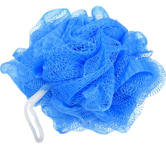 Изображение товара Мочалка для душа Банные Штучки Бант цветной, d-12 см, 40 г, 4 цвета 40088