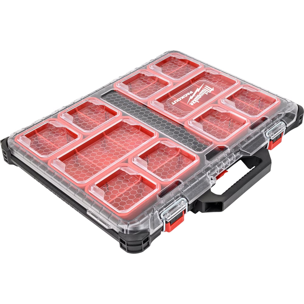 Изображение товара Тонкий органайзер Milwaukee PACKOUT 4932471064 черный/красный