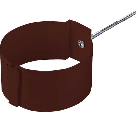 Изображение товара Держатель трубы NIKA круглый D150 RAL8017 В0000034265