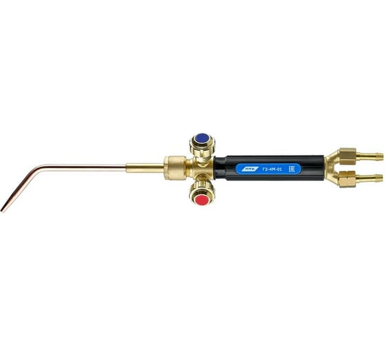 Изображение товара Ацетиленовая горелка ПТК Г2-4М-01 с 4-мя цельнотянутыми наконечниками 00000030297