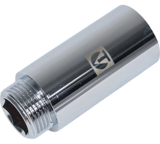 Изображение товара Удлинитель VALTEC 3/4 вн х 60мм, хром VTr.198.C.0560